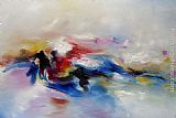 Sunrise Paintings - Sunrise by the Sea by 2011